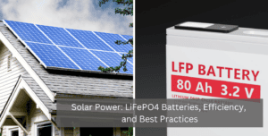 solar power with LiFePO4 battery