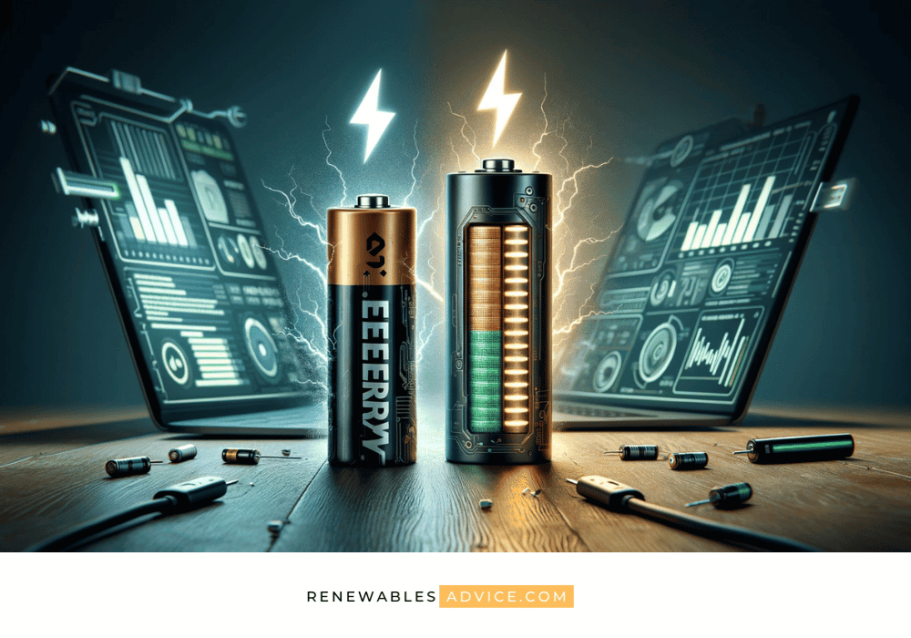alkaline battery and lithium battery power