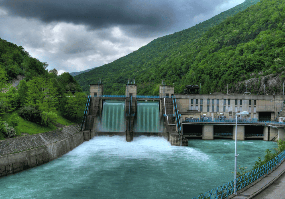 hydroelectric power dam