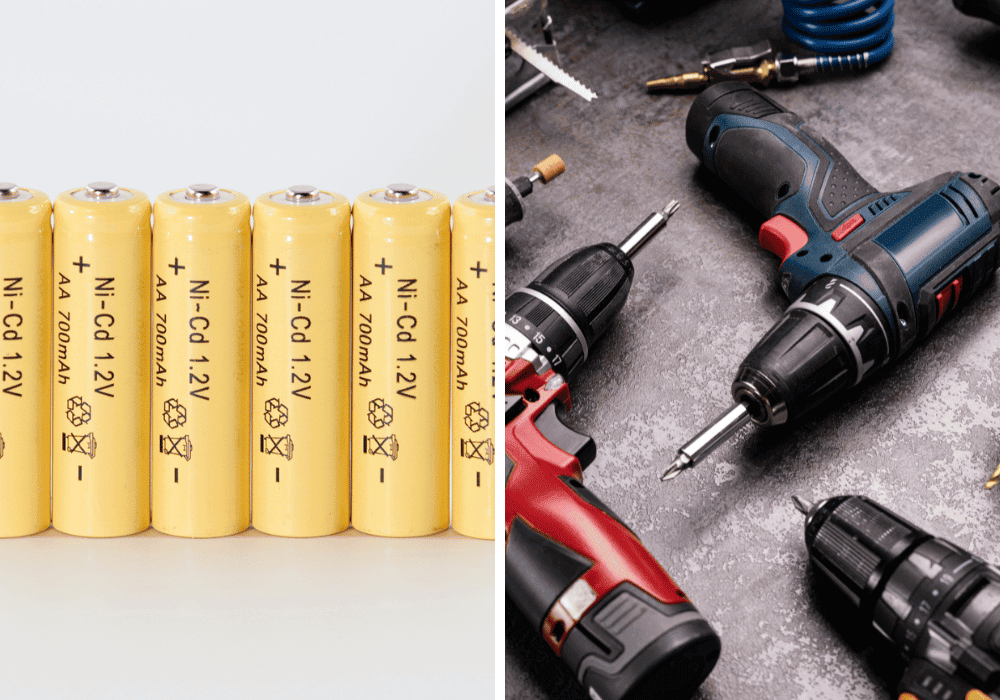 nickel-cadmium batteries and power tools