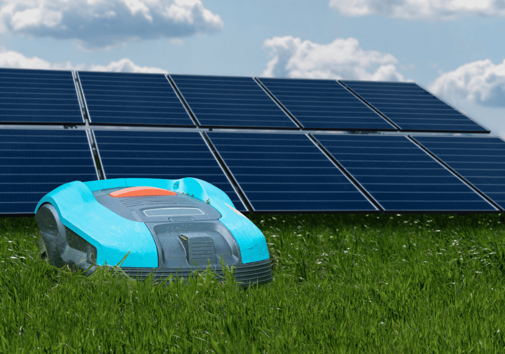 solar power lawn mower