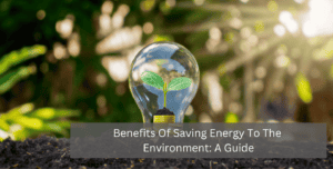 benefits of saving energy to the env‏onment